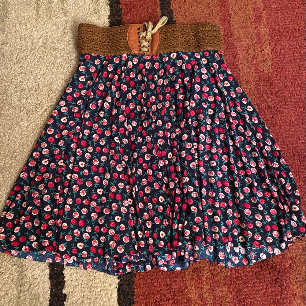 Colorful Floral Skirt